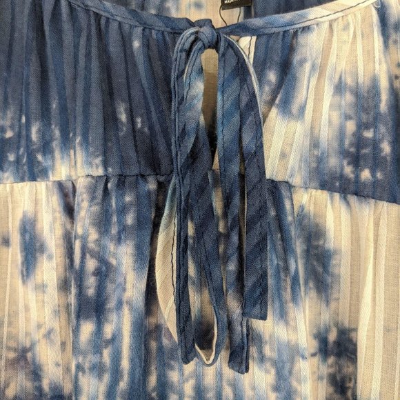 Line & Dot | tie dye cropped peasant blouse | S - Picture 5 of 10